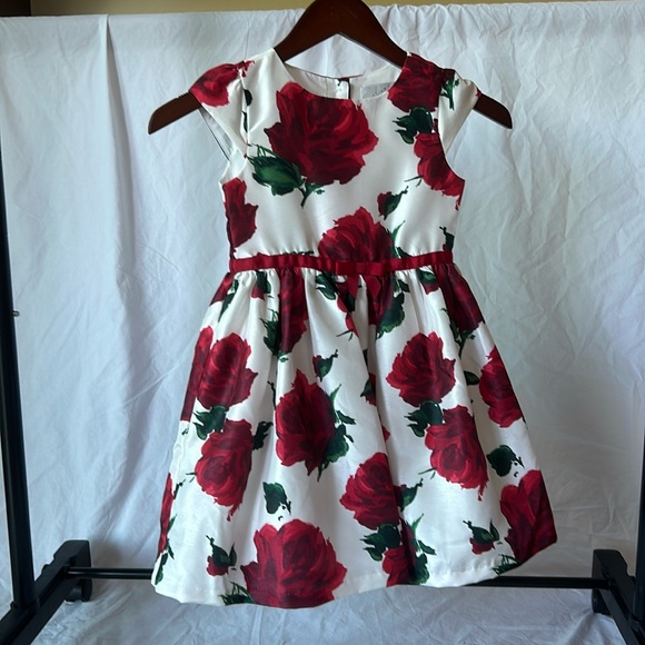 Gymboree Rose Dress Little Girls Size 5 - Picture 1 of 3